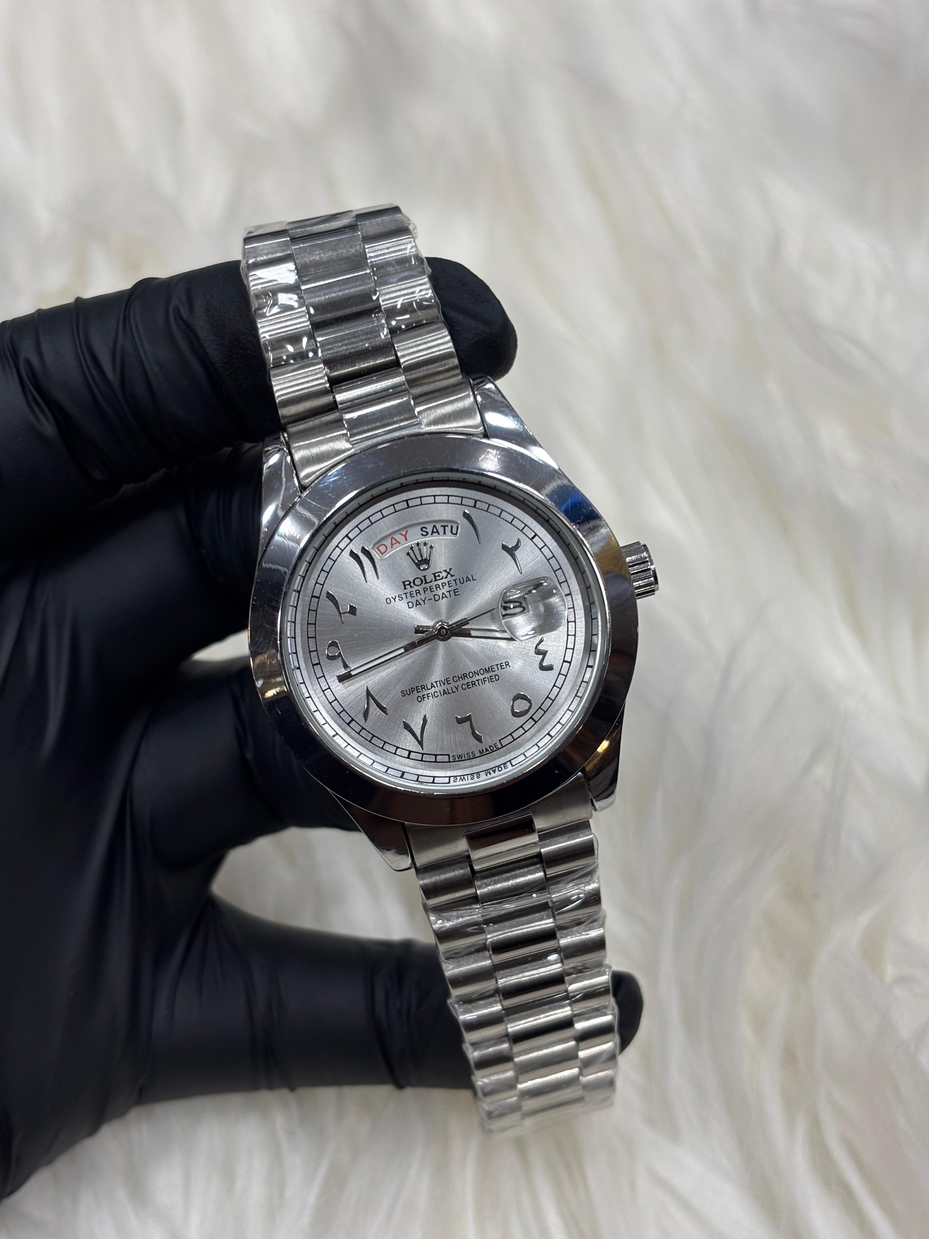 Rolex Arabic Dial with Date & Day